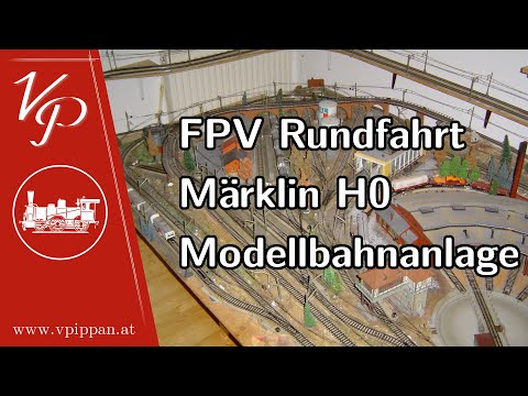 Modellbau: Rundfahrt Modellbahnanlage Märklin H0 (2011-10-04)