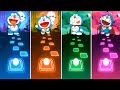 Doraemon Hindi vs Doraemon English vs Doraemon Korean vs Doraemon Japanese - Tiles Hop EDM Rush