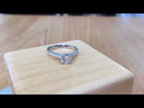 Precious Find   0.75ct Platinum Diamond Solitaire Ring