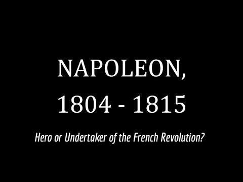 Napoleon, 1804 -1815