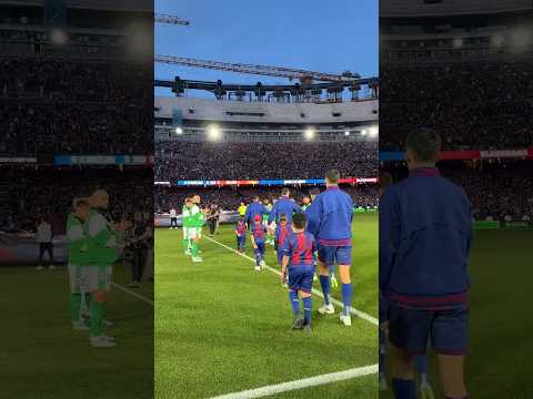 Guard of honor for the La Liga champions! Thanks, @RealBetis!🤝 #shorts #fcbarcelona