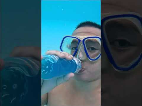 Burp Coke Zero Sugar vs Gatorade Blue Bolt Underwater
