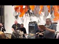Theta Naught and Iceburn Collective members with Alex Caldiero reading Ginsburg