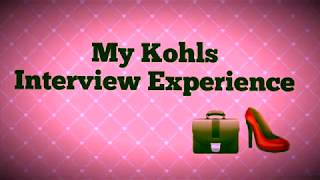 My Kohls Interview Experience | Interview Questions | Hiring Process
