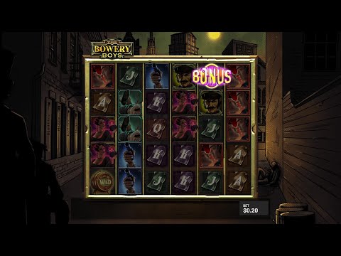 The Bowery Boys par Hacksaw Gaming - vidéo max win