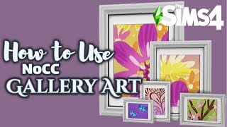 How To Use NoCC Gallery Art - No packs needed!