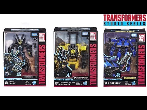 Transformers Studio Series Dropkick, Drift, & Hightower Official In-Package Images Thoughts/Analysis