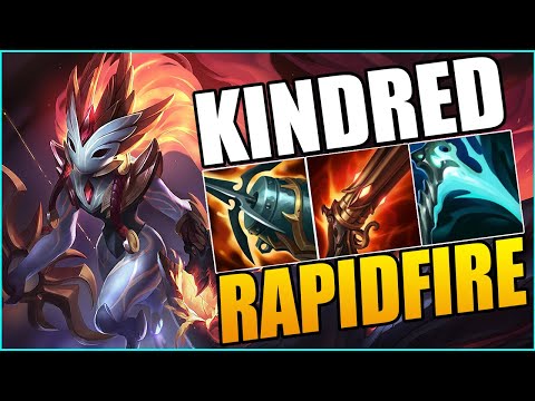 RapidFire Kindred Makes The Enemy Team Unable To Play The Game! (big jg Diff) - League Of Legends