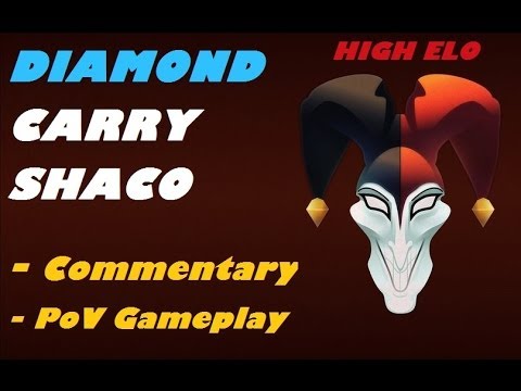 Diamond Ranked Commentary | Shaco Jungle Carry! | SHUTDOWN FID