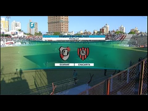 Fútbol en vivo. Guaraní Antonio Franco - Chacarita. Fecha 14 Torneo de Primera B Nacional. FPT.