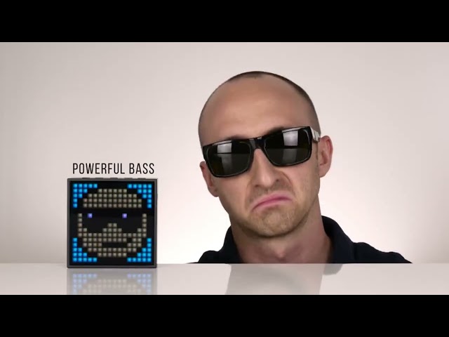 Vídeo relacionado con Divoom Timebox EVO Pixel Art - Altavoz Bluetooth LED con Control popr Medio de la aplicación - Altavoz inalámbrico portátil Inteligente con Graves potentes - Micrófono (Color Negro)