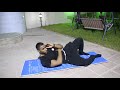 “Floor” Abs Exercises At Home + BackYard