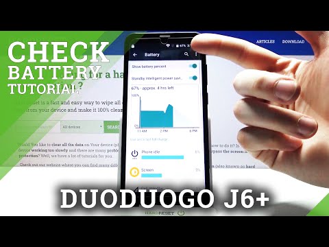 How to Enable Battery Percentage on DUODUOGO J6+ - Show Battery Level