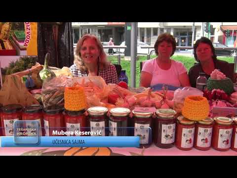 Tešanjska hronika 818 - 14. sajam meda i pekmeza, voćnih delicija, eko bilja i etno stvaralaštva