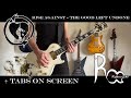 Rise Against - The Good Left Undone Guitar Cover with Tabs on screen 4K UHD