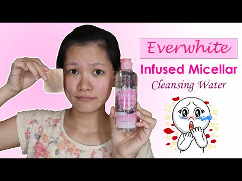 CARA MENGHAPUS MAKEUP DENGAN SEKALI USAP REVIEW EVERWHITE INFUSED MICELLAR CLEANSING WATER