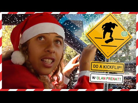 Mid 90's Star Olan Prenatt Yells “DO A KICKFLIP!” Dressed As Santa