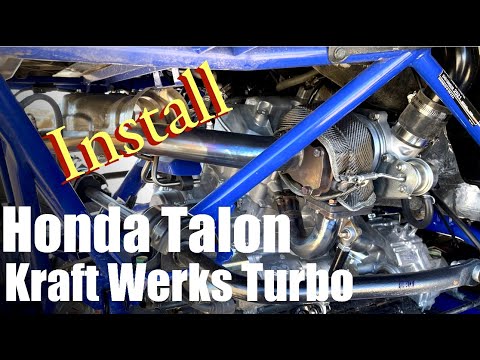Honda Talon Kraft Werks Turbo Install video