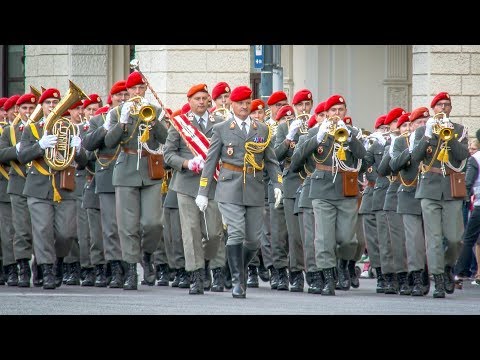 Österreichisches Blasmusikfest in Wien 2018 - Einzug der Musikkapellen