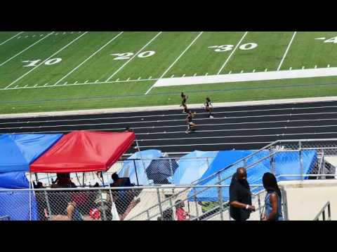 2016 Gulf AAU District Qualifier - Girls 100 meter 11 yr prelim H6