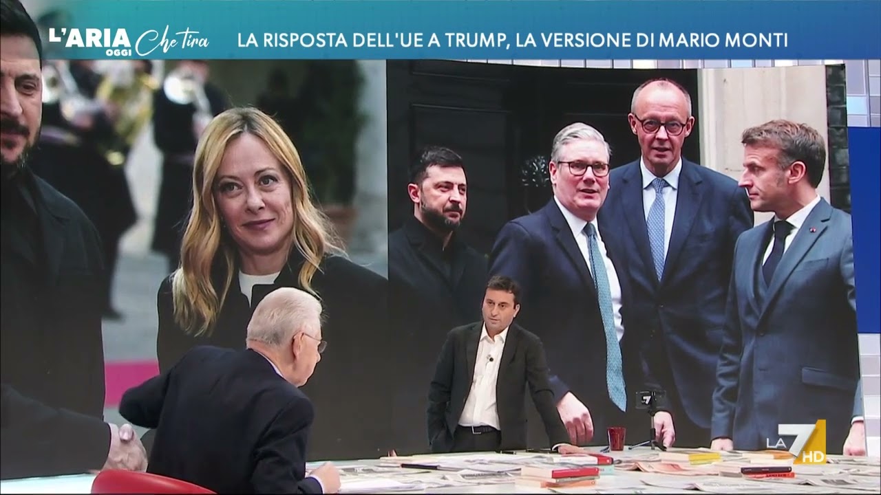 David Parenzo: "Diamo un goccio d'acqua al professore", Mario Monti: "Sto diventando autarchico ...