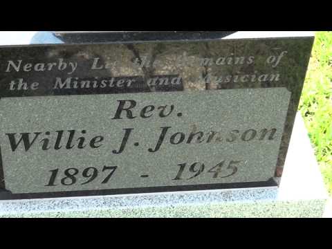Mark Slim BLIND WILLIE JOHNSON grave Beaumont Texas DARK IS THE NIGHT COLD IS THE GROUND
