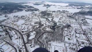 preview picture of video 'Winter Flying In Muurame'