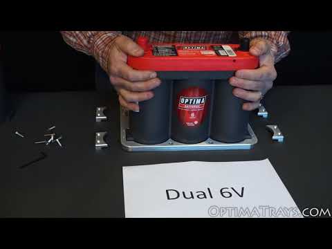 Dual 6V Optima Tray Rigid Clamp Assembly Instructions