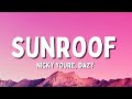 Nicky Youre Dazy Sunroof Lyrics
