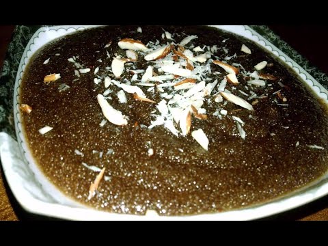 Sooji Chocolate Halwa-Semolina Chocolate pudding (COOKING WITH HADIQA)