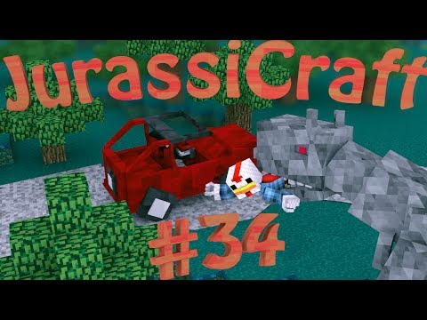 "WAR AGAINST THE NATIVES" Minecraft Jurassic Craft Ep 34