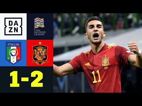 Torres nicht zu stoppen - Italiens Serie reißt: Italien - Spanien 1:2 | UEFA Nations League | DAZN