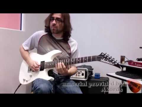 Guitar demo: testing Jackson JS12 Dinky WH