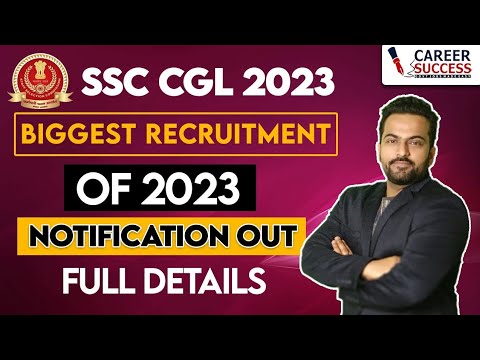 SSC CGL 2023 NOTIFICATION OUT || 7500 Vacancies Announced ||Full Details #ssc #Ssccgl #ssc_cgl