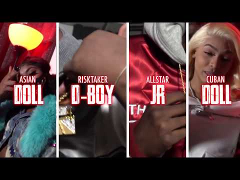 Cuban Doll x Asian Doll x AllStar JR x RiskTaker D Boy - Work (Official Music Video)