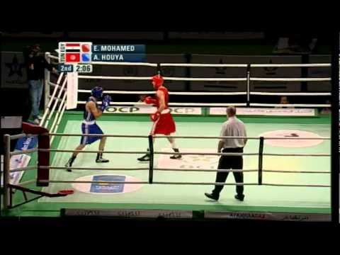 Light Welter (64kg) SF - Mohamed (EGY) vs Houya (TUN) - 2012 African Olympic Qualifying Event