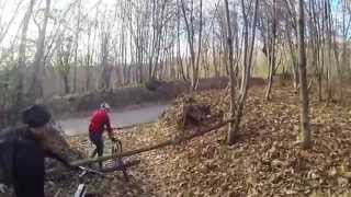 preview picture of video 'l'ultima dell'anno 2013 - mountain bike montello - gopro'