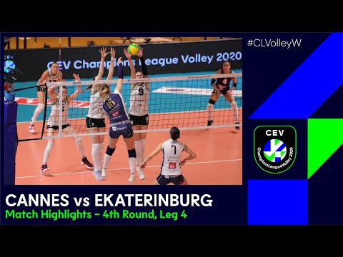 #CLVolleyW | RC CANNES vs Uralochka-NTMK EKATERINBURG - Match Highlights