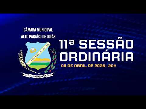 11ª Sessão Ordinária de 2026
