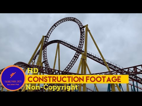 New 10 Inversion Coaster HD Construction Footage! (Flamingo Land)