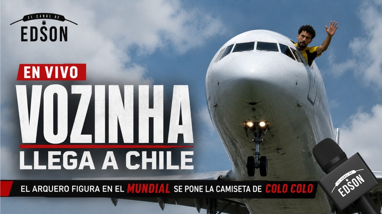 ⚪⚫ EN VIVO | Vozinha llega a Chile para jugar en Colo Colo: sigue su arribo desde el aeropuerto
