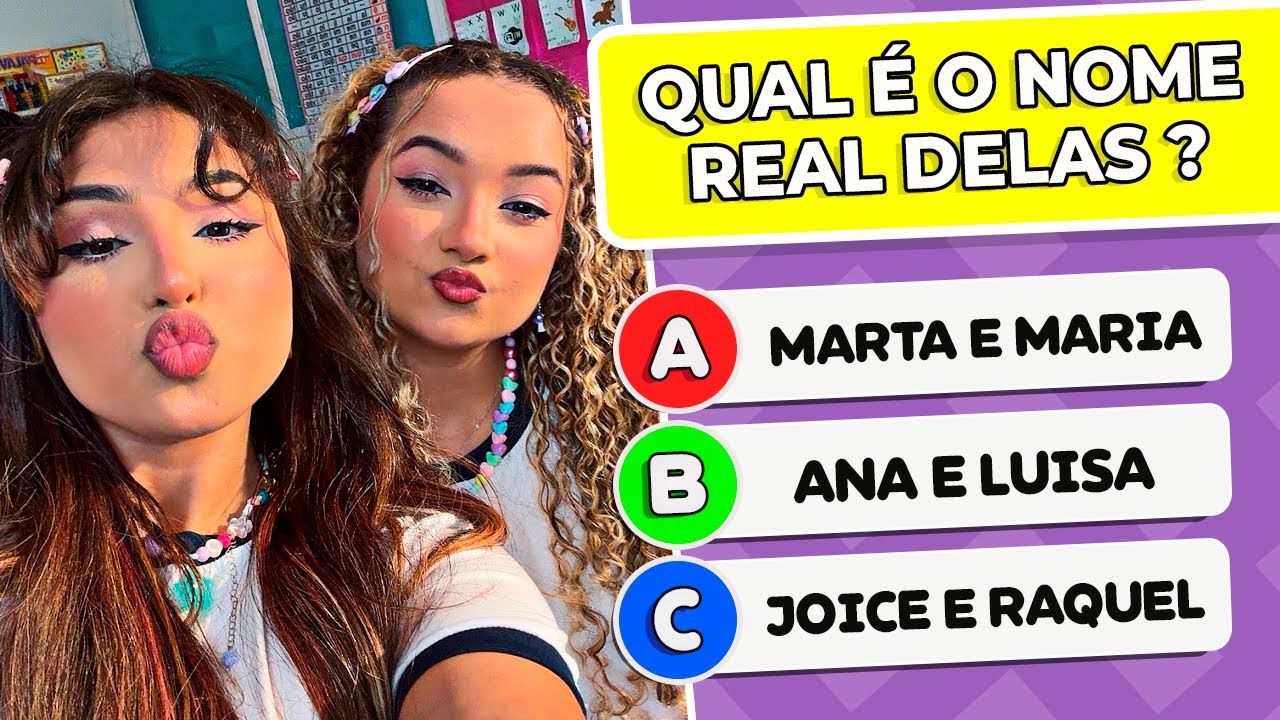 SUPER QUIZ DA KYSHA E MINE 🥰🎤 O Quanto você sabe sobre a KYSHA E A MINE?
