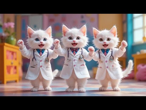 "Cutest Doctor Kitten Dancing Ever! | Adorable Cat Dance Video"#cat #catvideos #catdance #catlovers