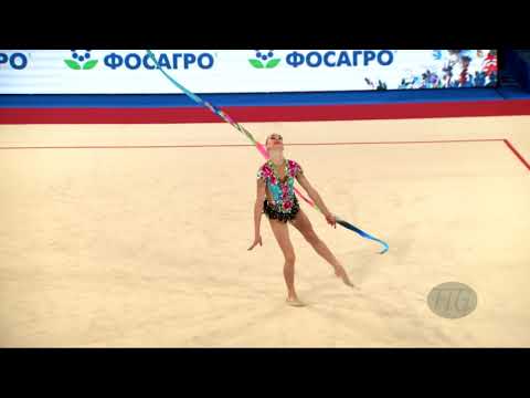 STSESHYTS Kseniya (BLR) - 2019 Rhythmic Junior Worlds, Moscow (RUS) - Qualifications Ribbon