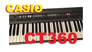 Video thumbnail for Casio CT-360 Demo/review ...soooo ancient... by Gearfacts