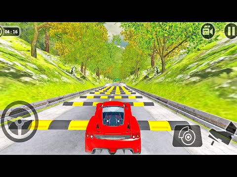 Speed Bump Smart Car Crash Challenge Game | Smart Red Car Crash Driving | Car Racing - Game of Car
