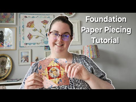FPP Easy Beginner Tutorial | FOUNDATION PAPER PIECING