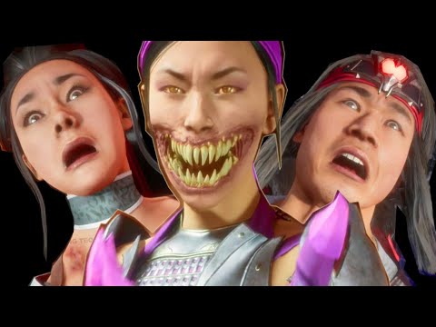 Mileena Imitates Kitana to Fool Liu Kang & Shang Tsung’s True Feelings ( Mortal Kombat 11 Ultimate )