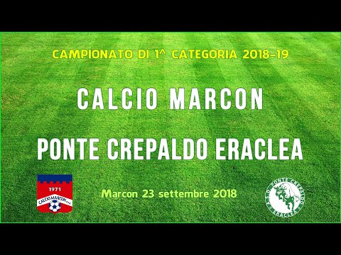 Calcio Marcon - Ponte Crepaldo Eraclea. Prima Categoria