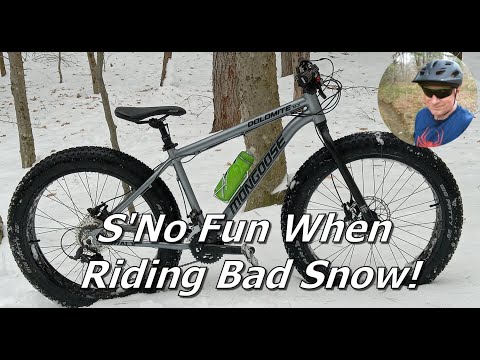 Fat Bike Ride Fail – Mongoose Dolomite ALX